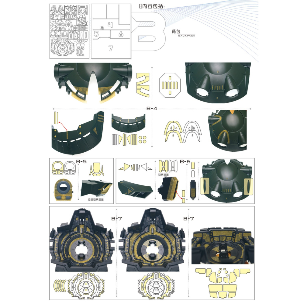 【模玩】TAS沉迷者 萬代FM禁斷鋼彈預裁切遮蓋帶-細節圖5