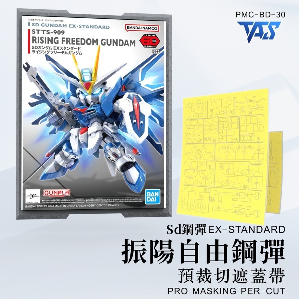 【模玩】TAS沉迷者 萬代SDEX 振陽自由預裁切遮蓋-規格圖4