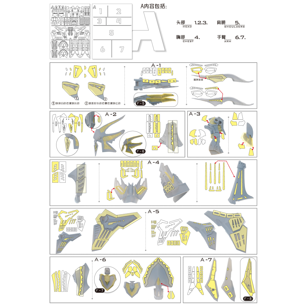 【模玩】TAS沉迷者 五星物語 1/72 Z.A.P 預裁切遮蓋帶-細節圖2
