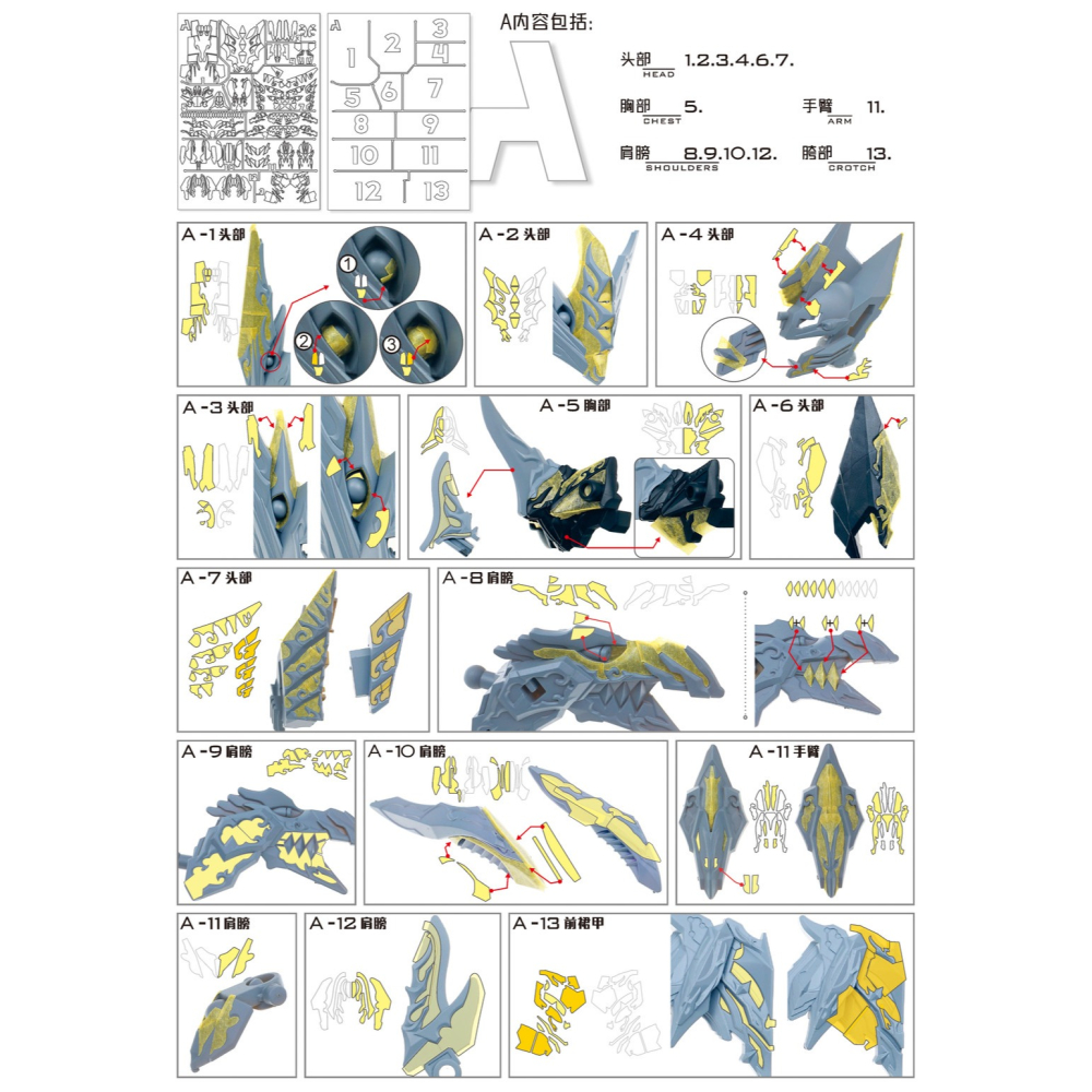 【模玩】 TAS沉迷者 萬代SDW 主宰暗之魔龍 預裁切遮蓋帶-細節圖2