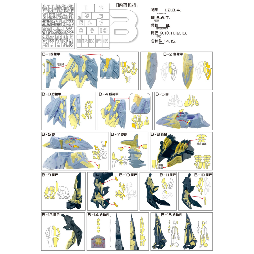 【模玩】 TAS沉迷者 萬代SDW 主宰暗之魔龍 預裁切遮蓋帶-細節圖3