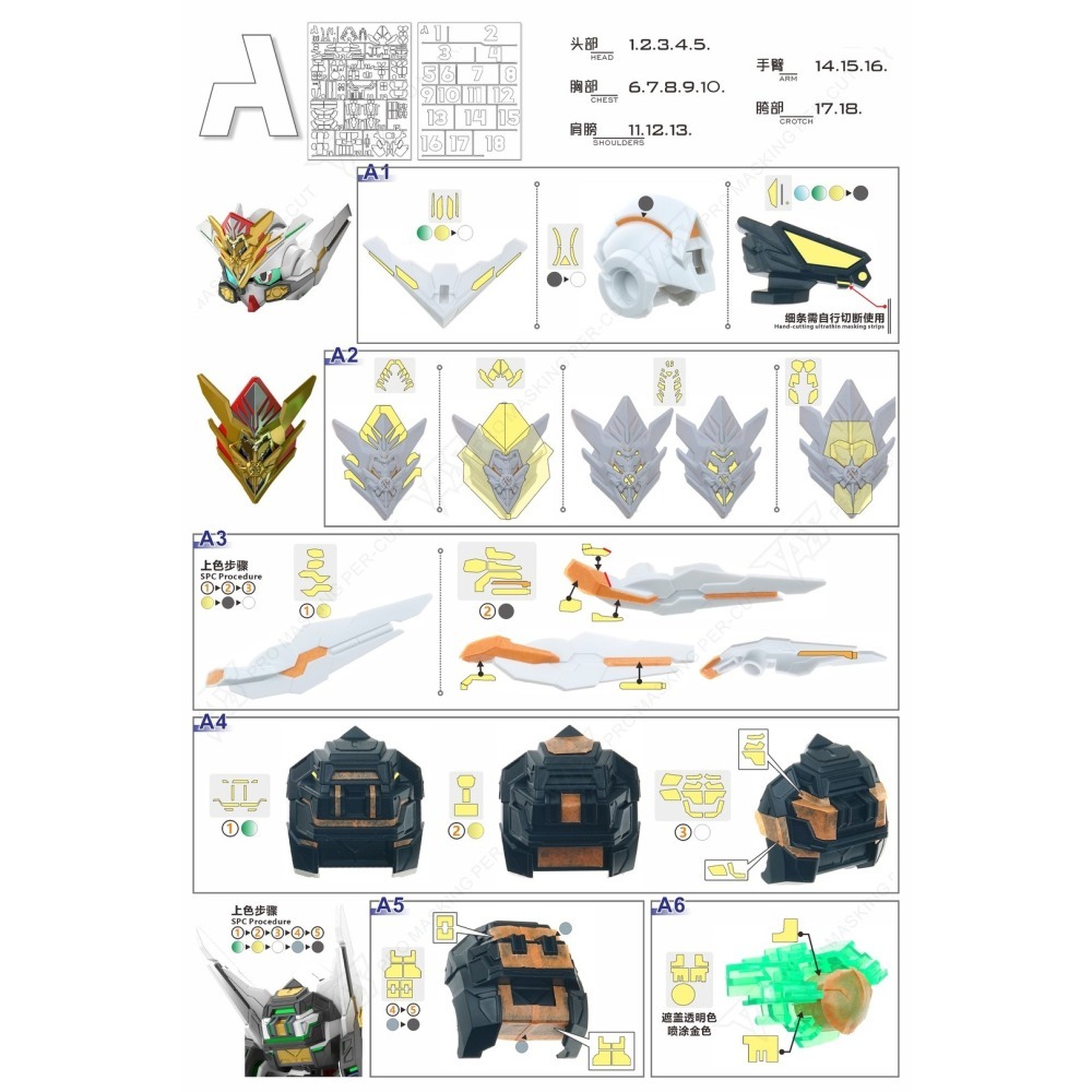 【模玩】TAS SDW 正義女神B型 預裁切遮蓋帶-細節圖2