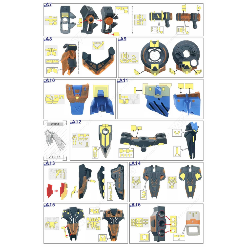 【模玩】 TAS沉迷者 萬代 MG 殘命 專用預裁遮蓋-細節圖3