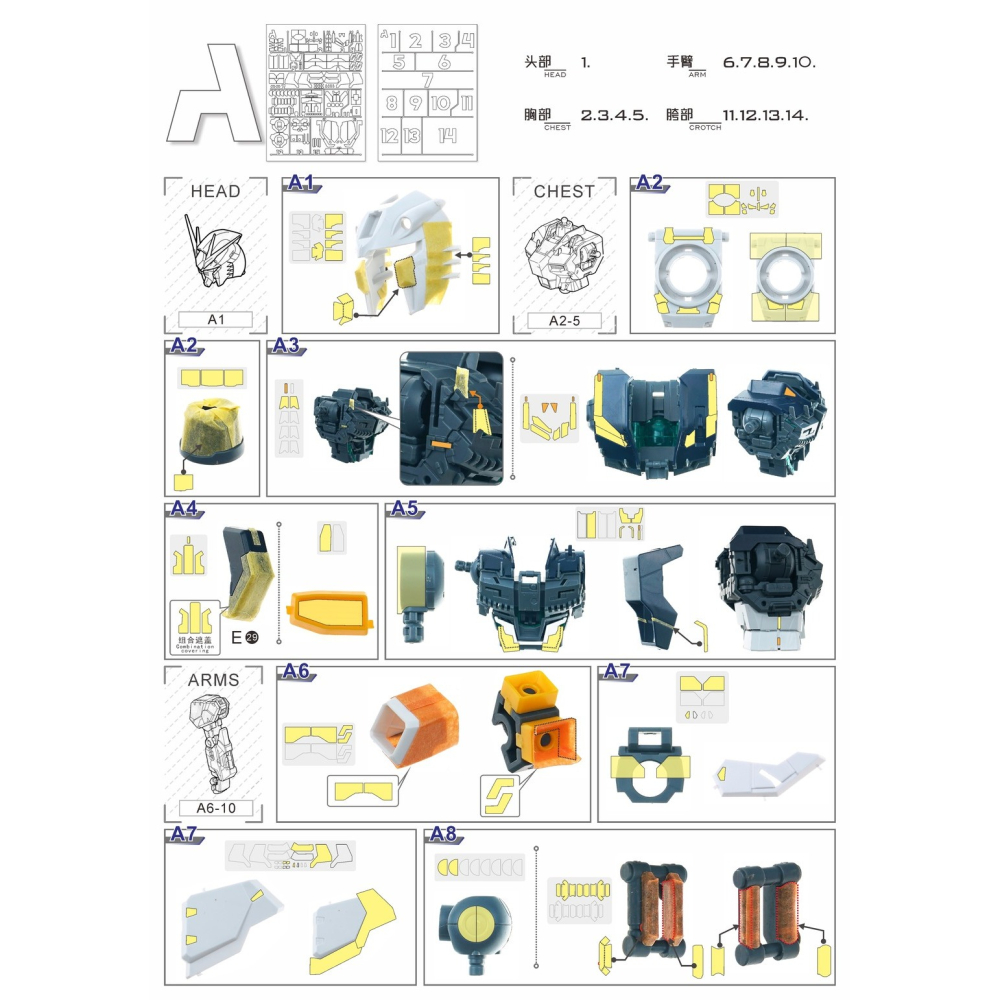 【模玩】TAS沉迷者 萬代 TAS MG 卡牛 專用預裁遮蓋-細節圖2