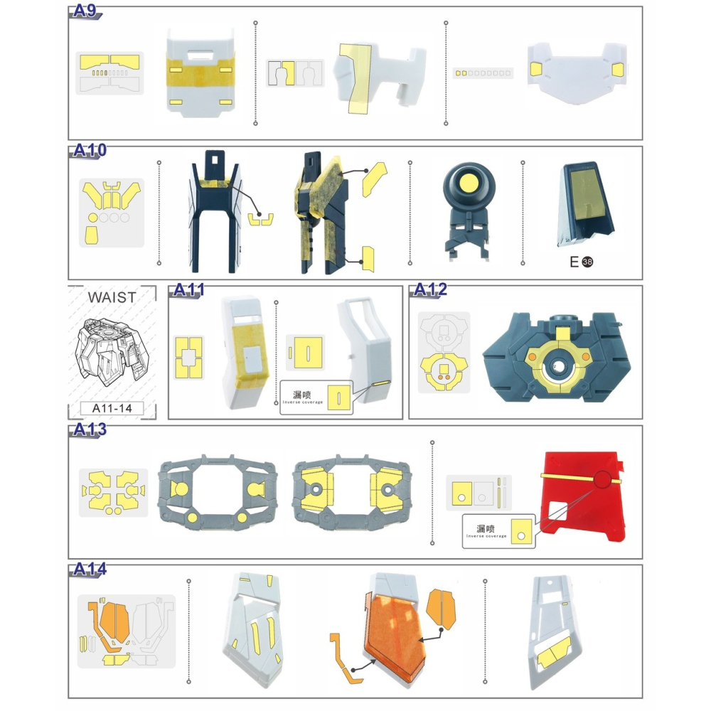 【模玩】TAS沉迷者 萬代 TAS MG 卡牛 專用預裁遮蓋-細節圖3