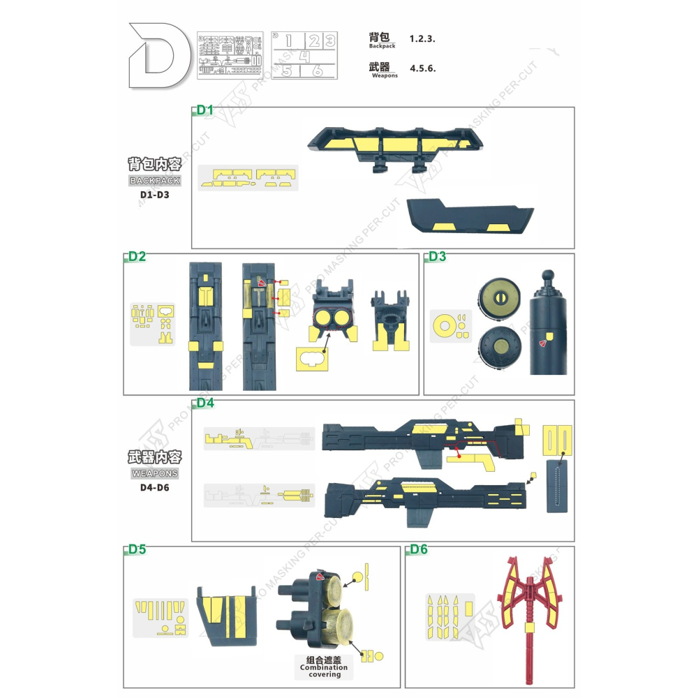 【模玩】 TAS沉迷者 萬代 RG 沙薩比 預切割遮蓋/蝕刻片/改件-細節圖7