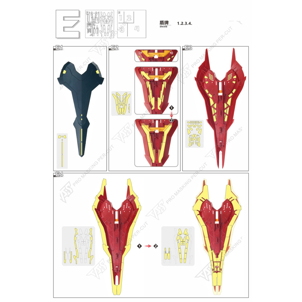 【模玩】 TAS沉迷者 萬代 RG 沙薩比 預切割遮蓋/蝕刻片/改件-細節圖8