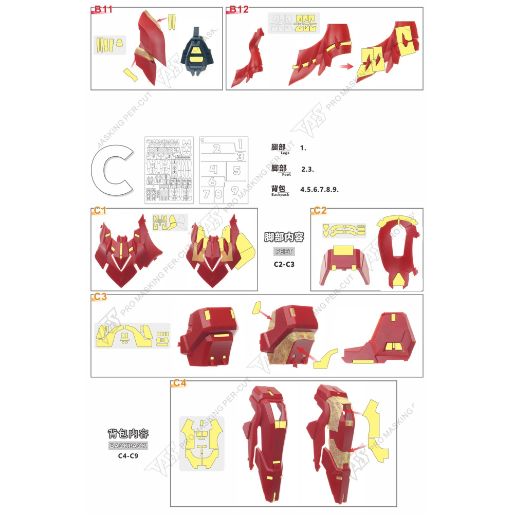 【模玩】 TAS沉迷者 赤紅三倍-新安洲 專用預切遮蓋-細節圖5