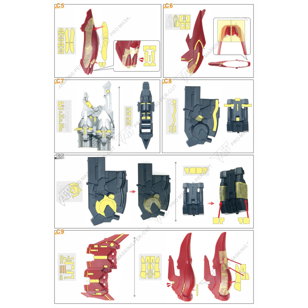 【模玩】 TAS沉迷者 赤紅三倍-新安洲 專用預切遮蓋-細節圖6