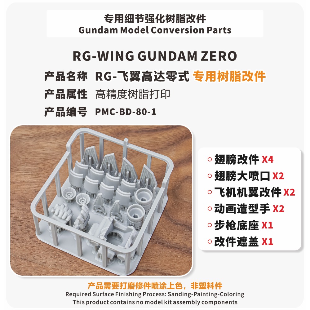 【模玩】TAS沉迷者 萬代 RG 飛翼零式 預裁切遮蓋帶/蝕刻片/改件/特效件-細節圖5