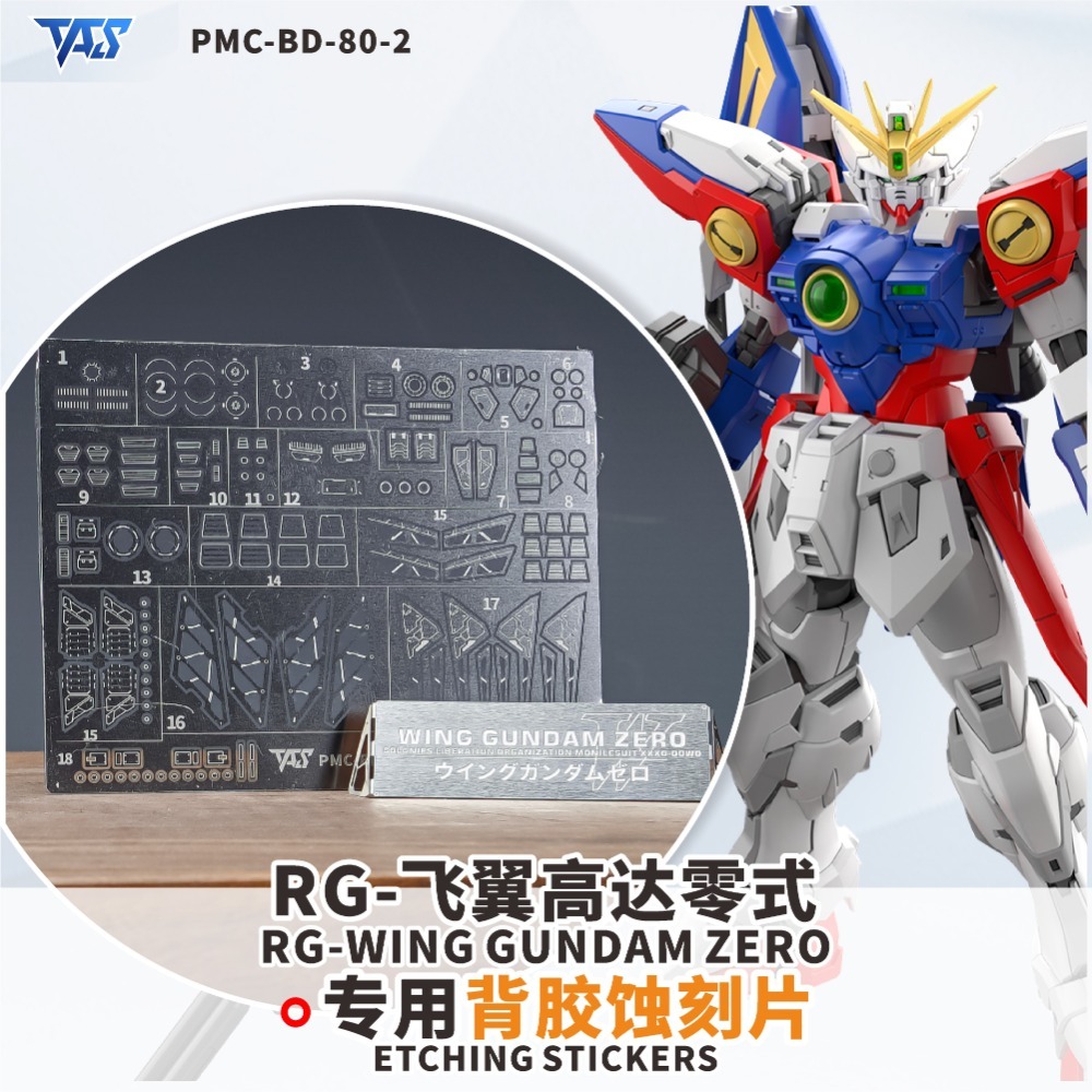 【模玩】TAS沉迷者 萬代 RG 飛翼零式 預裁切遮蓋帶/蝕刻片/改件/特效件-規格圖9