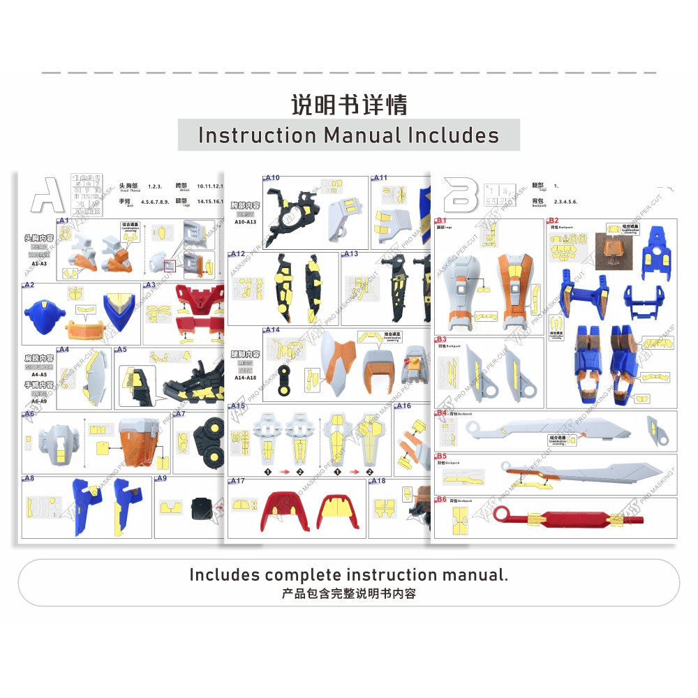 【模玩】 TAS沉迷者 胖虎 1/100 神鋼彈 預裁切遮蓋帶-細節圖5