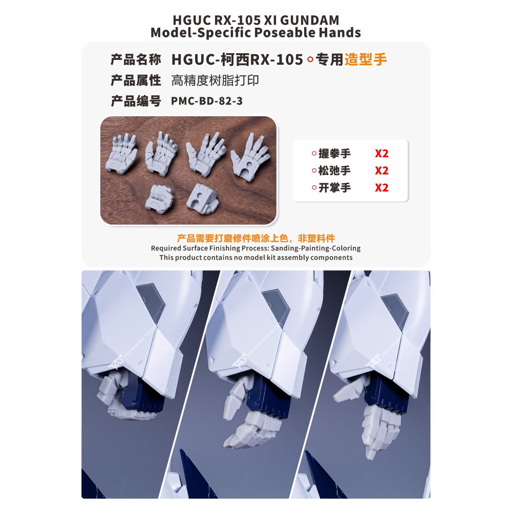 【模玩】 TAS沉迷者 萬代HG 柯西鋼彈 預切遮蓋/改件/造型手-細節圖10