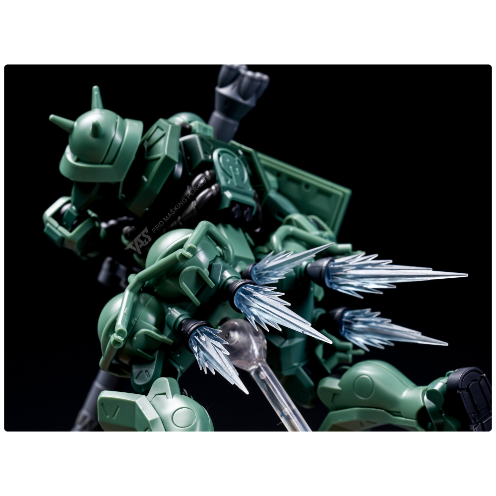 【模玩】 TAS沉迷者 萬代 HG GQ紅綠薩克 預切遮蓋/改件/特效件-細節圖10