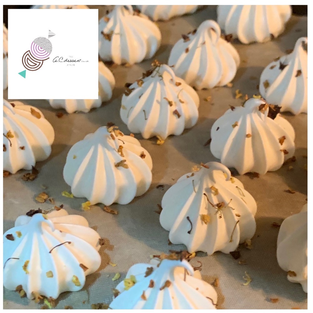 【A.C. dessert】馬林糖➰蛋白糖Meringue(蛋奶素可)2顆裝-細節圖3