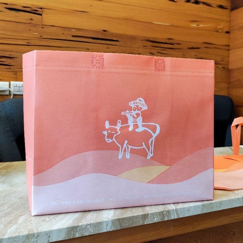 朝鋒餅舖 傳統牛舌餅禮盒 不織布環保禮袋(10包 12包)-細節圖6