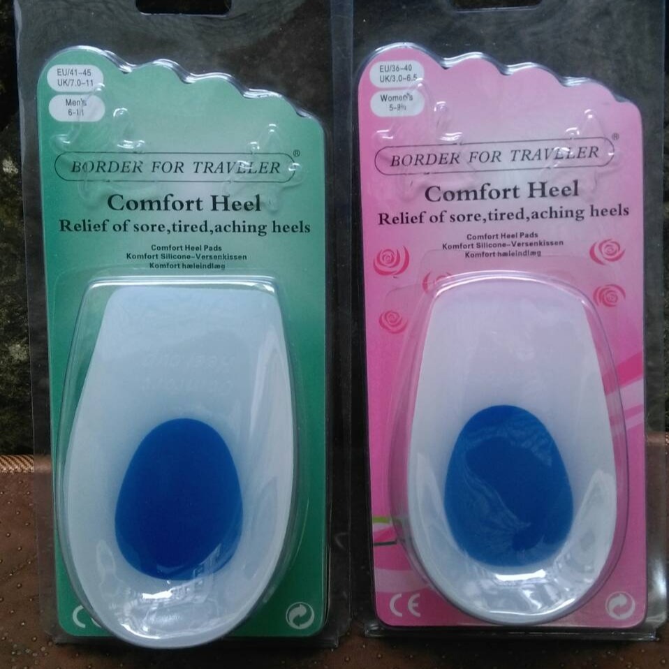 現貨一雙 【兩入】 醫療級矽膠  足底筋膜炎鞋墊  後跟墊  吸震  鞋墊 柔軟  鞋跟墊  舒適  減壓久站  腳跟痛-細節圖4