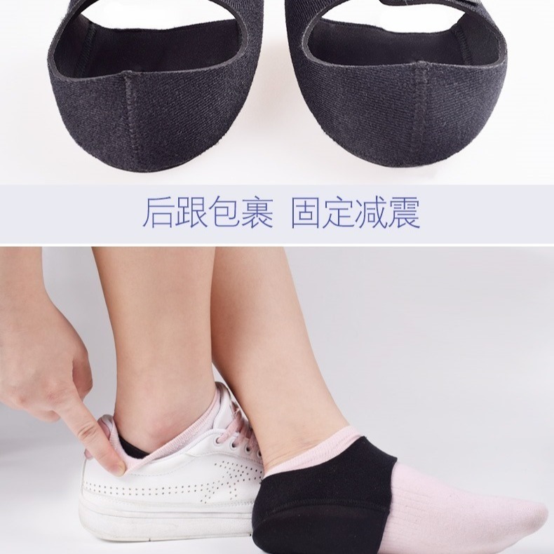腳跟墊 筋膜炎保護套 魔術氈足跟痛超軟後跟墊久站減壓脚後跟疼痛缓解墊 （一雙）-細節圖2