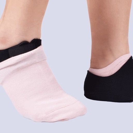 腳跟墊 筋膜炎保護套 魔術氈足跟痛超軟後跟墊久站減壓脚後跟疼痛缓解墊 （一雙）-細節圖5