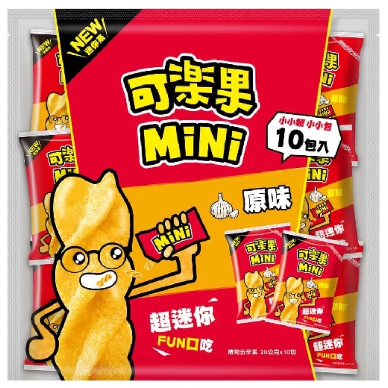 古早味零食 可樂果mini原味 可樂果原味mini包 碗豆酥 可樂果 餅乾 零食 點心 蒜味 聯華食品 mini包 整包-細節圖3