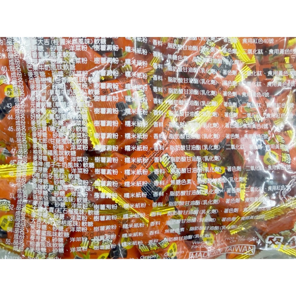 古早味糖果 柚香風味軟糖 仙草蜜風味軟糖 元寶軟糖 水果軟糖 喜氣軟糖 軟糖 糖果 年糖 喜糖 正佳珍 素食 全素-細節圖4