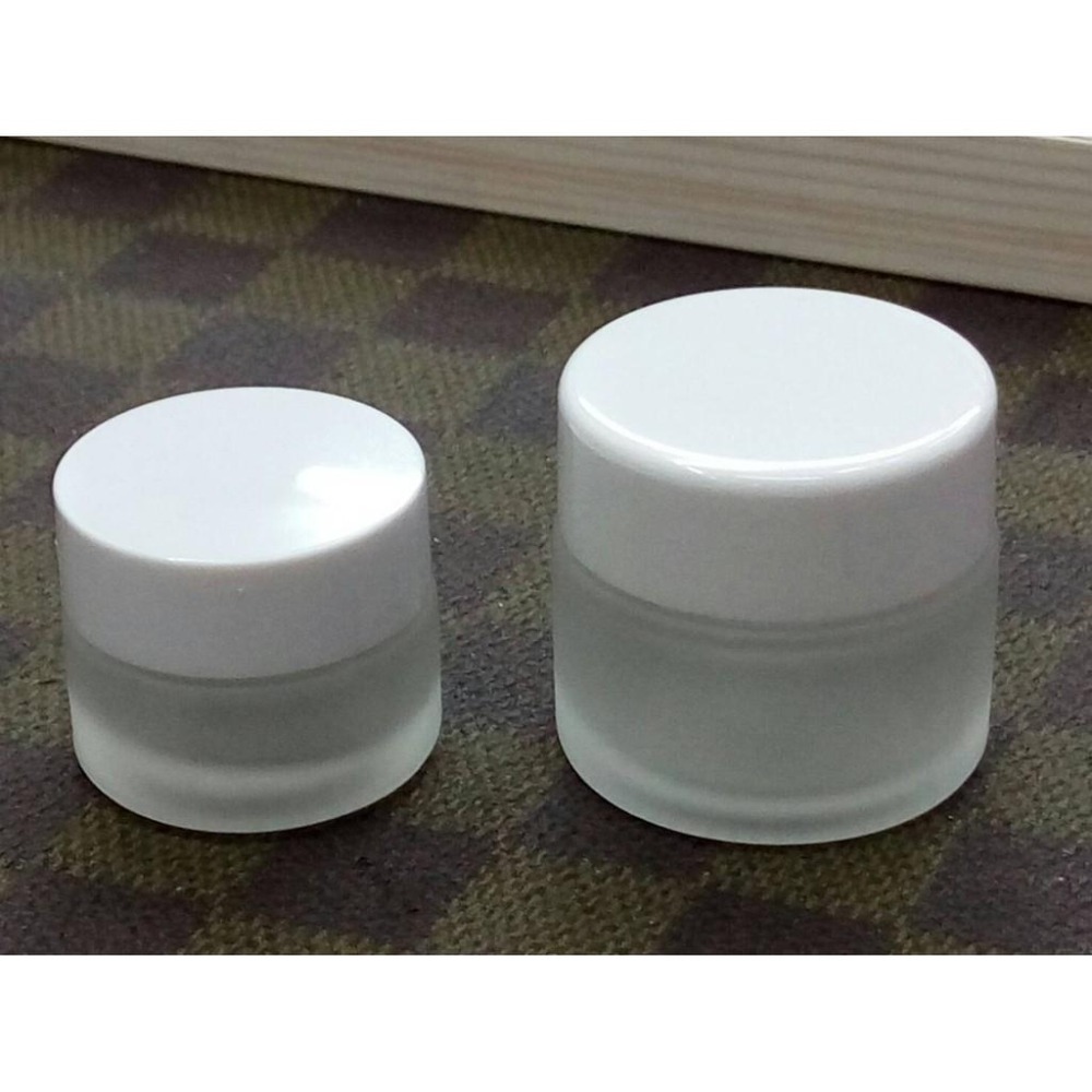【瓶之坊】( S42B系列)玻璃霜盒5g/10g/30g,化妝盒,小圓盒,藥膏盒面霜盒,分裝盒.藥膏盒.台中瓶瓶罐罐專賣-細節圖5