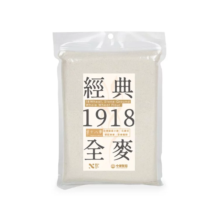 【彰農米糧】十八麥-石磨式全麥麵粉 600公克-細節圖2
