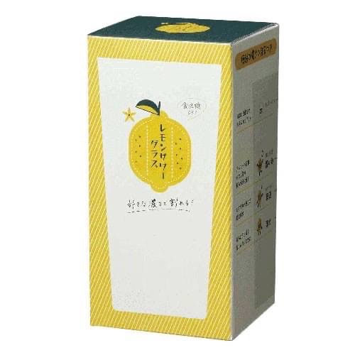 日本復古雜貨｜日本製 透明檸檬玻璃杯 435ml ｜預購商品-細節圖2