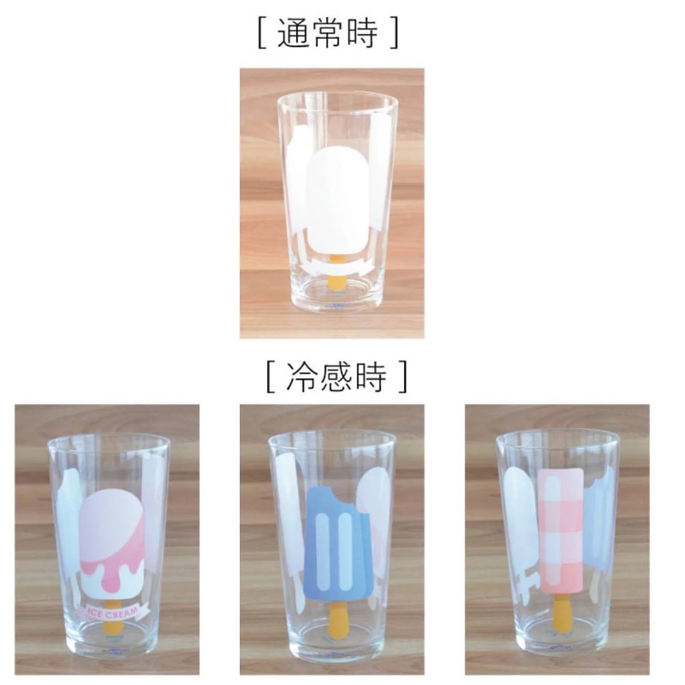 日本復古雜貨｜日本製 冷感變色冰棒杯 305ml ｜預購商品-細節圖2