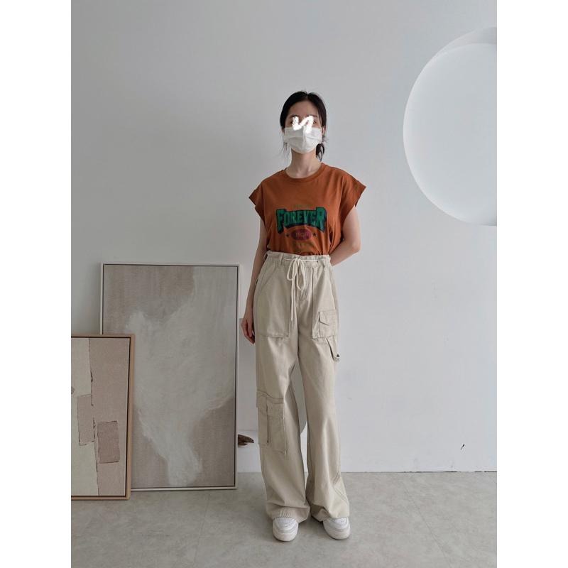 現貨  重工水洗立體口袋工裝褲✨-細節圖2