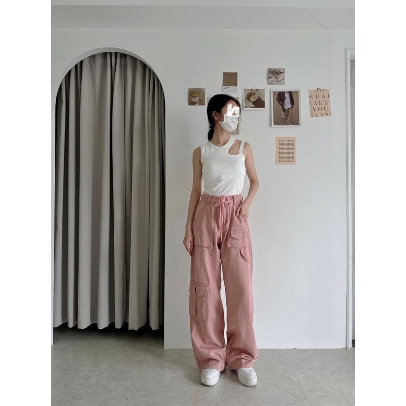 現貨  重工水洗立體口袋工裝褲✨-細節圖3