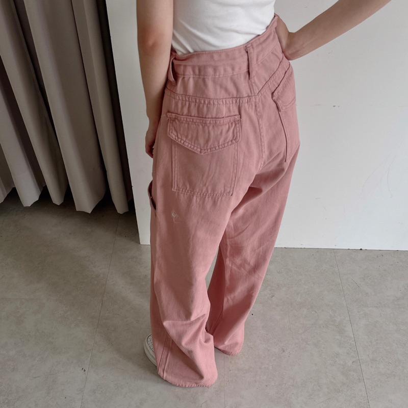 現貨  重工水洗立體口袋工裝褲✨-細節圖6