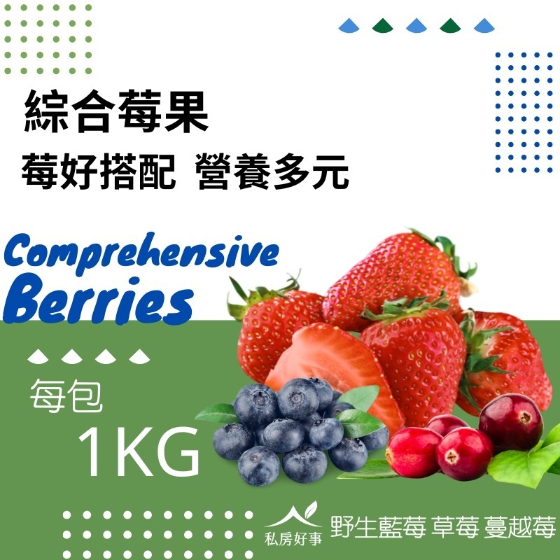 綜合莓果(野生藍莓、蔓越莓、草莓)-規格圖8