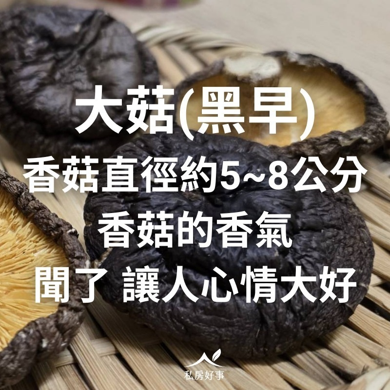 台灣 乾香菇（黑早）—大型香菇-細節圖2