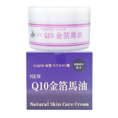 🌟現貨🌟日本正版 北海道馬油+金箔+Q10 保濕馬油100g乳液 保濕面霜Natural Skin Care Cream