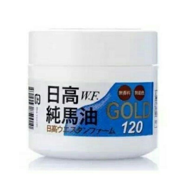 現貨 日高W.F.純馬油 / 日本製北海道牧場GOLD日高馬油120ml 買1大送1小隨身瓶 正版貿易進口 中文標-細節圖2