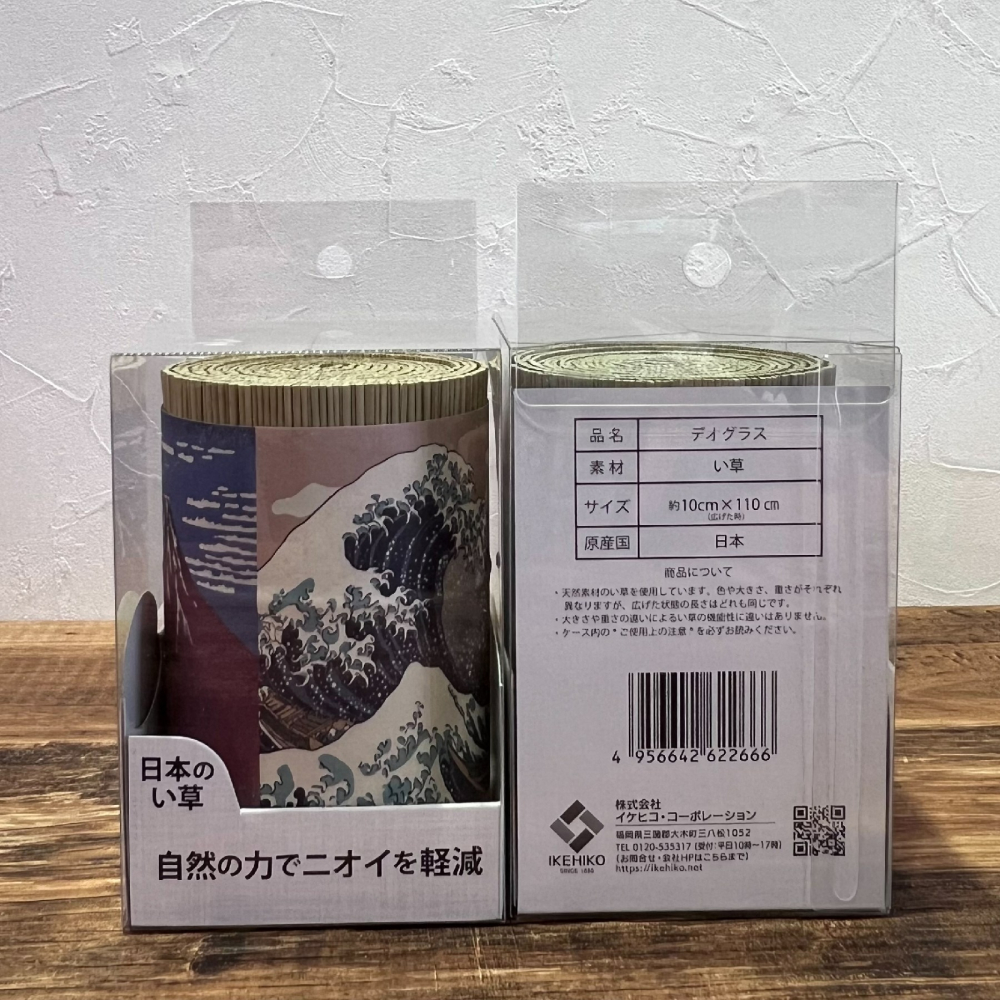 現貨 藺草除臭卷 池彥 IKEHIKO 聞得到的榻榻米 多功能小物 裝飾 DIY杯墊 餐墊 日式擺飾 除臭卷 餐墊-細節圖6