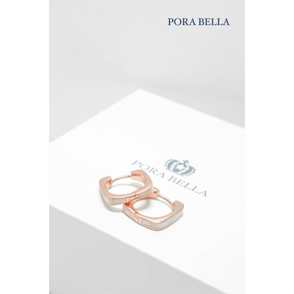 <Porabella>S925純銀法式白貝母耳環  高級輕奢  氣質款 玫瑰金耳環 送女友 生日禮物 Earring-細節圖5