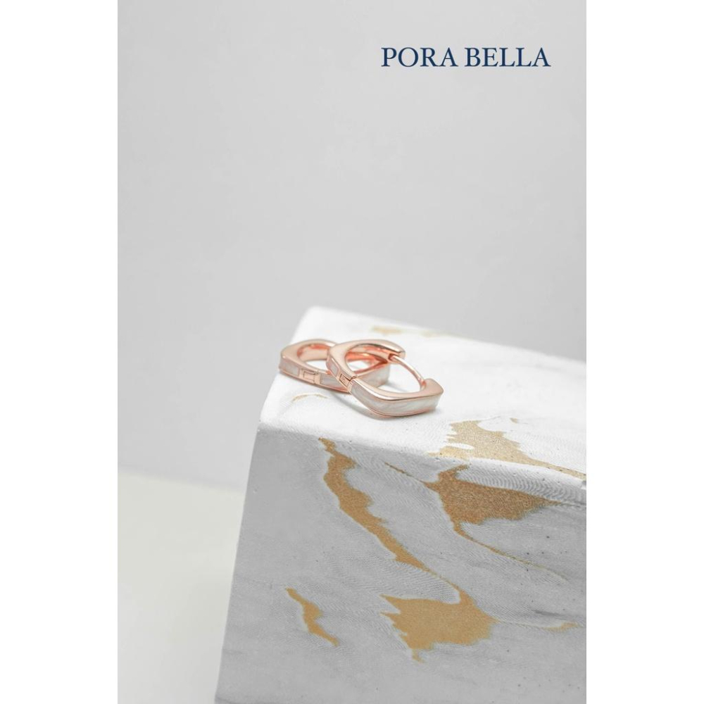 <Porabella>S925純銀法式白貝母耳環  高級輕奢  氣質款 玫瑰金耳環 送女友 生日禮物 Earring-細節圖7