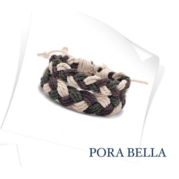 <Porabella>新款情侶編織手繩 手工編織手繩  幸運姻緣 好人緣紅繩手鍊 Bracelets-細節圖2