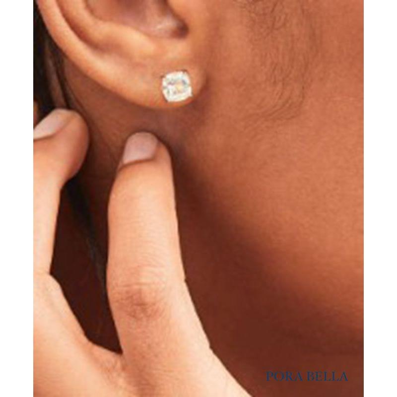 <Porabella>925純銀耳環耳釘  歐美時尚小眾ins風輕奢氣質鑽石耳環  可拆式兩種戴法  Earrings-細節圖4