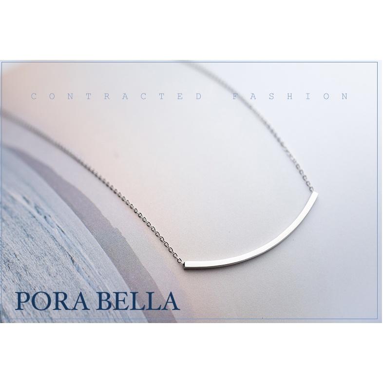<Porabella>925純銀微笑鎖骨項鍊 小眾設計款ins風 情人節禮物 生日禮物 2022新款 Necklace-細節圖4