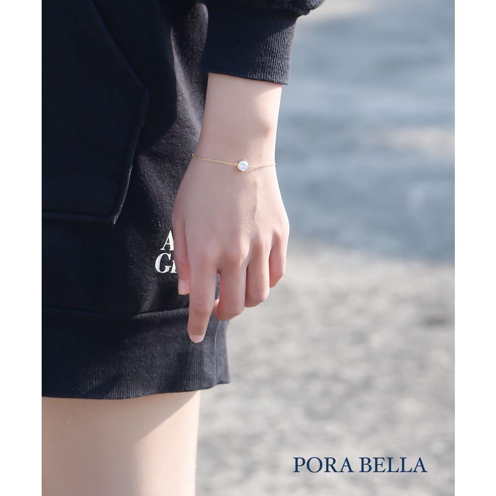 <Porabella>925純銀藍寶白寶鋯石手鍊 告白禮物 情人節禮物 送女友 銀飾 Bracelets-細節圖6