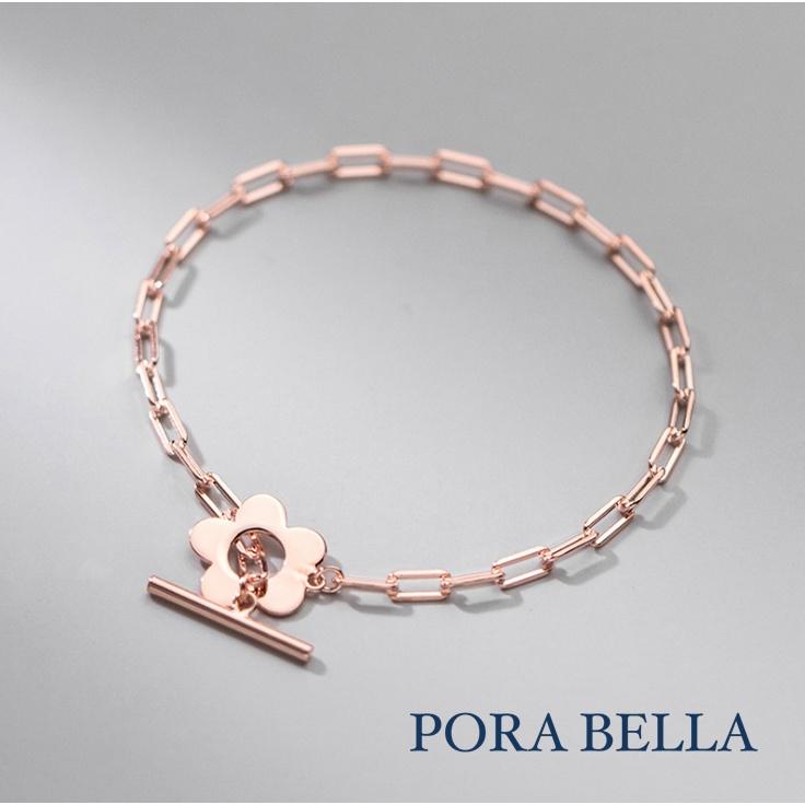 <Porabella>925純銀手鍊 幸運手鏈 花瓣純銀 情人節禮物 告白 銀飾 Bracelets-細節圖3