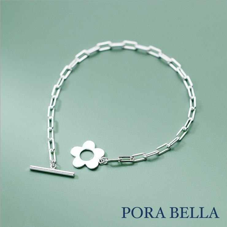 <Porabella>925純銀手鍊 幸運手鏈 花瓣純銀 情人節禮物 告白 銀飾 Bracelets-細節圖6