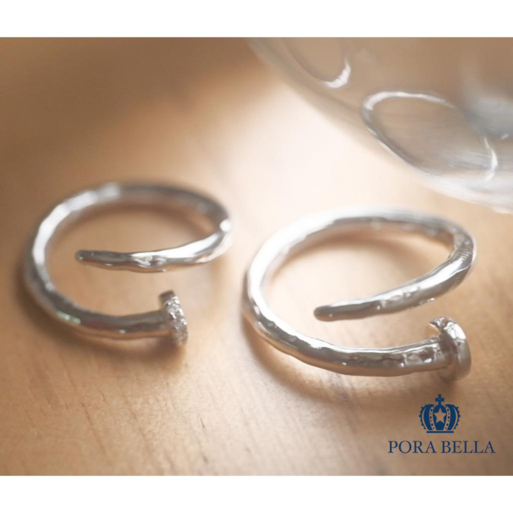 <Porabella>新款925純銀情侶對戒 永恆告白愛情 情人禮物可調開口式對戒 男士戒指 RINGS <一對販售>-細節圖3