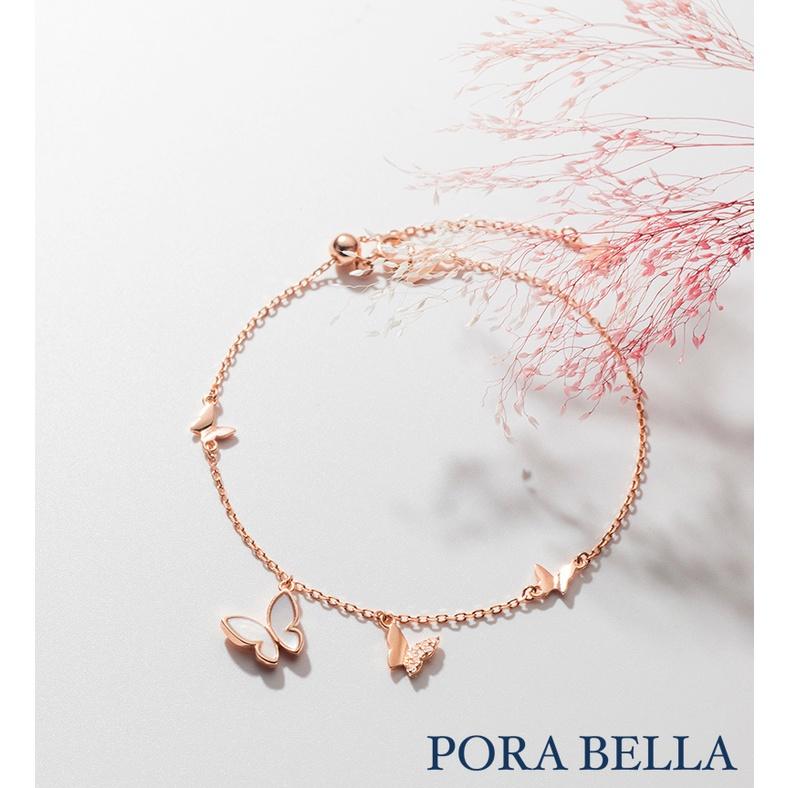 <Porabella>925純銀手鍊 蝴蝶手鏈 純銀 情人節禮物 告白 銀飾 Bracelets-細節圖2