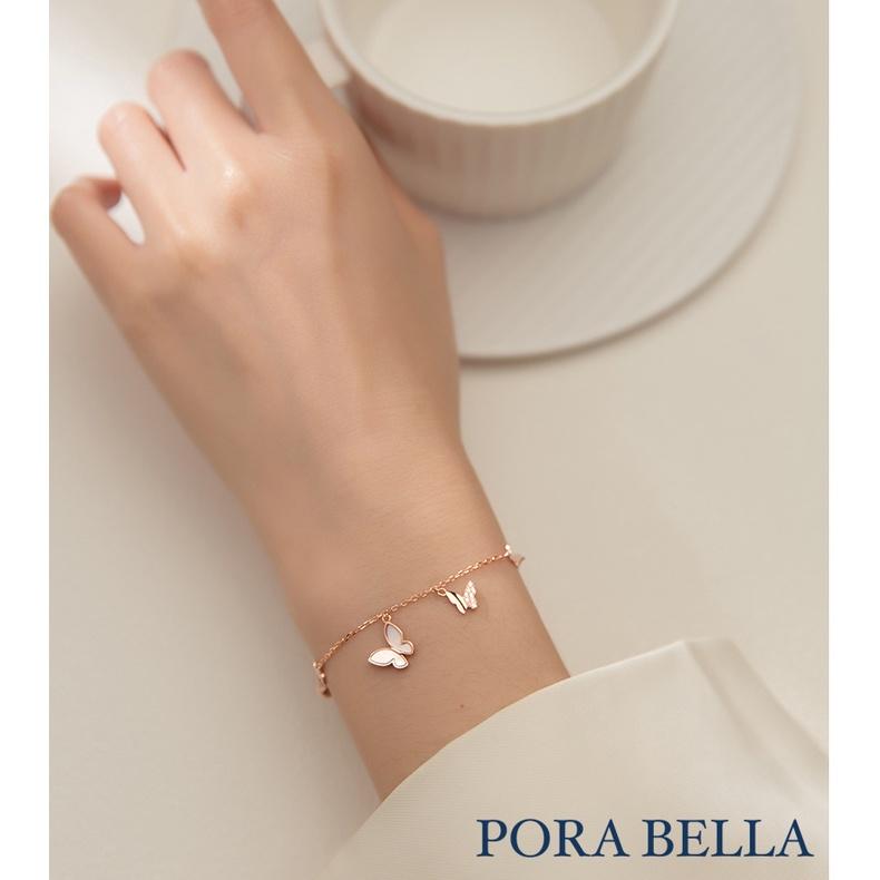 <Porabella>925純銀手鍊 蝴蝶手鏈 純銀 情人節禮物 告白 銀飾 Bracelets-細節圖3