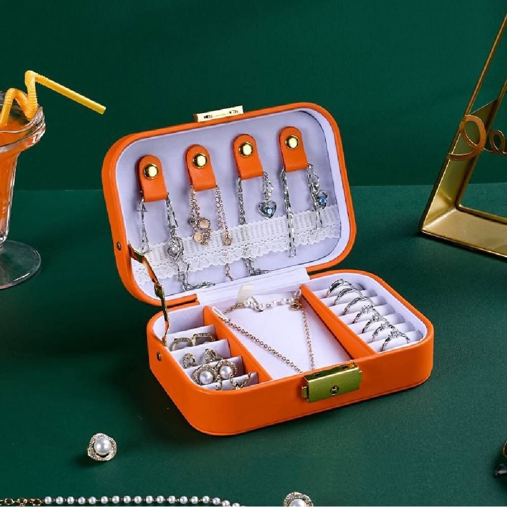 貴婦皮革首飾盒Jewelry Box-細節圖5