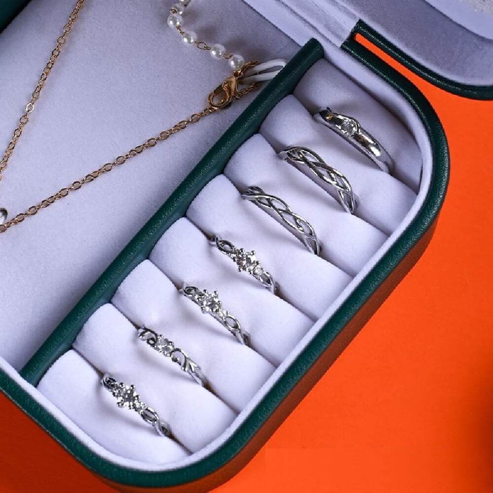 貴婦皮革首飾盒Jewelry Box-細節圖6